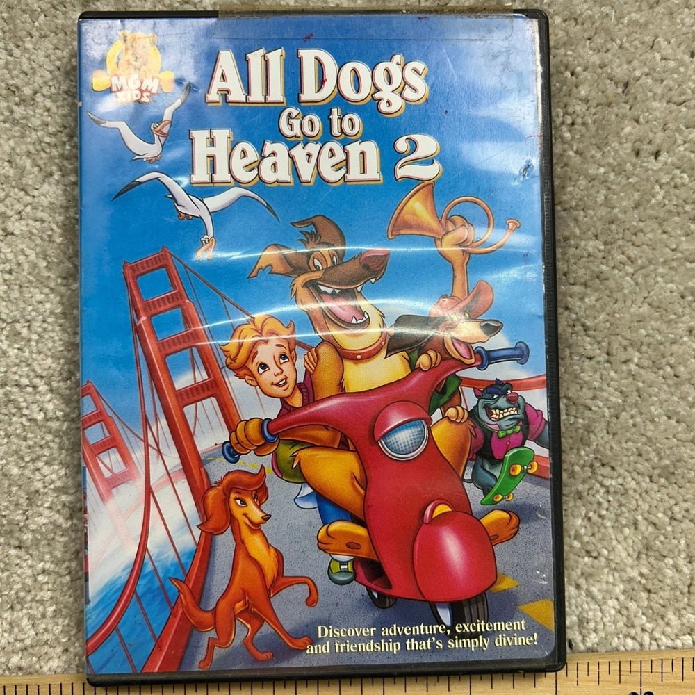 All Dogs Go‎ to Heaven 2 DVD 1996 Charlie Sheen Dom DeLuise Animation